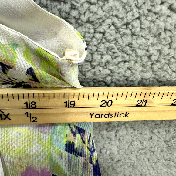 BCBGeneration Shift Dress Womens Large Floral Abstract Sleeveless Boho Y2K - Picture 5 of 7